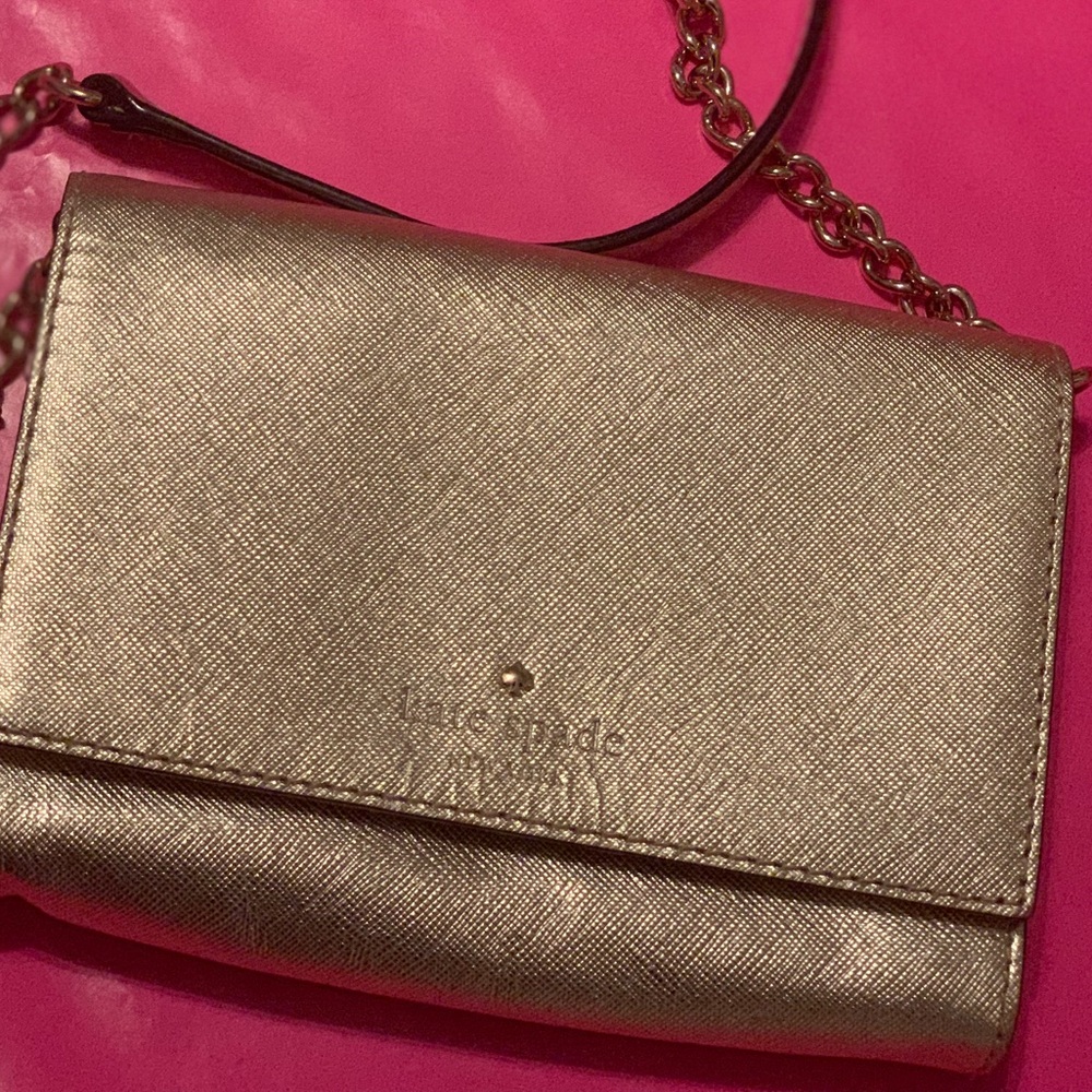 Kate Spade Gold Small Crossbody